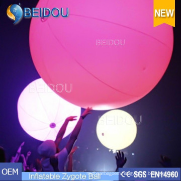 LED Lighted Touchable Advertising Crowded Balloons Inflatable Zygote Interactive Balls